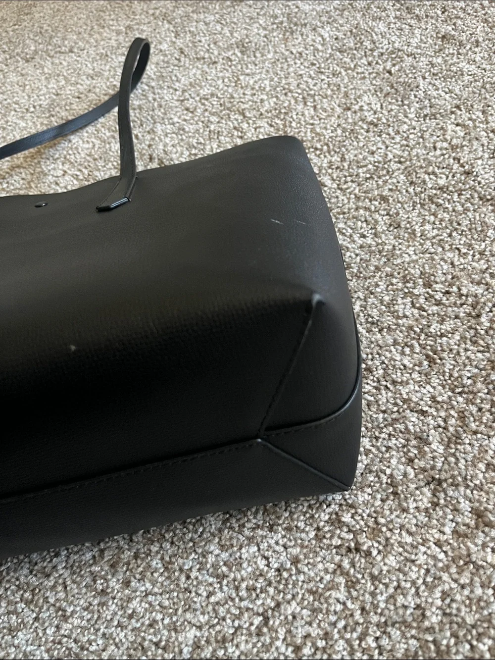 kate spade Black Tote with Pink Trim